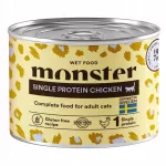 &Scaron;unų konservai Monster su vi&scaron;tiena, 200 g