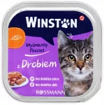 Drėgnas maistas katėms WINSTON su pauk&scaron;tiena, 100 g