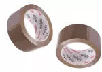 Ruda pakavimo juosta VIBAC, 48 mm x 60 m, tvirta, skirtas paletėms