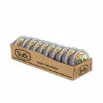 Drėgnas kačių ėdalas FOLK Warmian su sultinga jautiena, 10 x 85 g