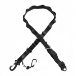 Stovyklavimo virvė, ne&scaron;iojama, juoda
