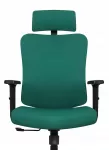 Ergonominė biuro kėdė Hell's Chair HC-1041, žalia, audinys