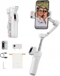 Telefonų stabilizatorius Hohem iSteady V3 su LED lempa ir nuotolinio valdymo pultu