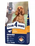 &Scaron;unų pa&scaron;aras CLUB 4 PAWS LIGHT su kalakutiena, vidutinių ir didelių veislių, 5 kg