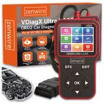 Diagnostinė sąsaja ZENWIRE V620 su OBD2, 2.8" IPS LCD ekranu