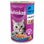 Katzenų maistas WHISKAS su tunu želėje, 400 g