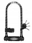 Dviračio spyna Masterlock 8195, grūdinto plieno, atspindinti