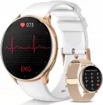 I&scaron;manusis laikrodis moterims su EKG, gliukozės, kraujospūdžio ir kūno masės matavimais, AMOLED ekranas