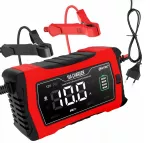 Akumuliatoriaus įkroviklis SMART RECTIFIER, 10A, LiFePO4, LCD, 12V/24V