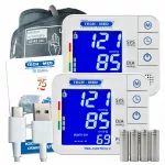 Elektroninis kraujospūdžio matuoklis su aritmijos aptikimu, lenkų kalbos funkcija ir žurnalu