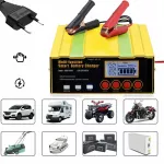 Automatinis akumuliatoriaus įkroviklis su 12V/24V akumuliatorių atstatymo funkcija