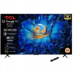 Televizorius TCL 55C69KS 55" 4K UHD, juodas, be originalios pakuotės