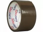 Ruda pakavimo juosta 48 mm Eurotape, akrilinė