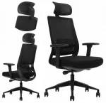 Ergonominė biuro kėdė Ergoflex, juoda