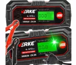 Automobilio ir motociklo akumuliatoriaus įkroviklis su LCD ekranu, 6V/12V, 4A
