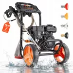 Auk&scaron;to slėgio plovimo įrenginys VEVOR 7L/MIN 2900PSI su 4 antgalių rinkiniu