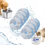 Katinų gertuvės filtrų rinkinys su korpusais, 8 vnt.