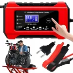 Automobilinis akumuliatoriaus įkroviklis, 12V 6A, su atnaujinimo funkcija