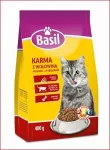 Katės ėdalas BASIL su jautiena, 3 x 400 g