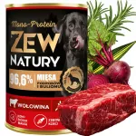 &Scaron;unų konservai su jautiena Zew Natury MONO-PROTEIN, 400 g