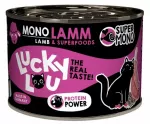 &Scaron;unų konservai Lucky Lou SuperMono su ėriena, 200 g