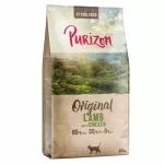 Katėms skirtas pa&scaron;aras Purizon su ėriena ir vi&scaron;tiena, sterilizuotoms, be grūdų, 6,5 kg