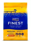 Sausas pa&scaron;aras mažų veislių suaugusiems &scaron;unims Fish4dogs Finest White Fish, 1,5 kg