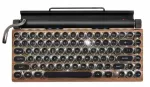 Mechaninė retro stiliaus Bluetooth klaviatūra