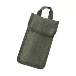 Palapinės kuoliukų dėklas su užtrauktuku, žalias, 20 cm
