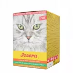 &Scaron;lapias kačių maistas Josera, 6 x 85 g, įvairių skonių pakuotė