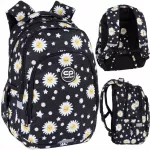 Mokyklinė kuprinė Coolpack Prime Pro Daisy juoda