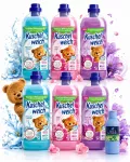 Skalavimo skystis Kuschelweich Frische Kiss Bl&uuml;ten Mix, 6 x 1 l, 228 skalbimų