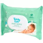 Drėgnos servetėlės kūdikiams Teddy Care Sensitive, 90 vnt.