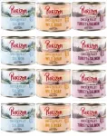 &Scaron;lapi kačių ėdalas Purizon Adult, įvairių skonių, be grūdų, 12 x 200 g