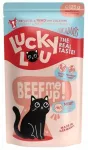 &Scaron;lapi kačių ėdalas LUCKY LOU LIFE su pauk&scaron;tiena ir jautiena, 125 g