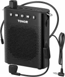 Ne&scaron;iojamas TONOR Bluetooth balso stiprintuvas su mikrofonu dėstytojams