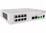 Tinklo jungiklis S5751-L8T2HX-RUA, 8x1GE RJ45, 2x10G SFP, PoE per hibridinį kabelį