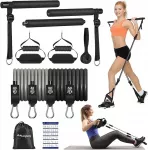 Ne&scaron;iojamas Pilates treniruočių rinkinys su natūraliu lateksu ALongSong B1311