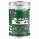 &Scaron;unų konservai Monster Dog Adult ėriena, 400 g