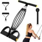 Atsparumo gumų rinkinys su rankenomis, 100 kg, TPE, namų treniruotėms