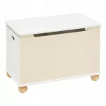 Žaislų laikymo dėžė su užraktu, MDF, 60x36x41 cm, 5 kg, smėlio spalvos
