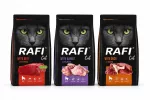 Sausas ėdalas suaugusioms katėms RAFI, rinkinys 3 x 1,5 kg (4,5 kg), bandomasis komplektas