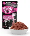 Katės pa&scaron;aras Lucky Lou Super Mono ėriena, 125 g, monoproteininis, jautrioms ir alergi&scaron;koms katėms