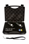 Dviračių žibintų rinkinys Crystal Alert Black Pro 2+1, FR 698