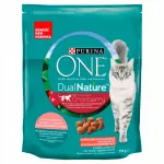 Sausas kačių maistas PURINA ONE DualNature su spanguolėmis, 75 g