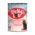 &Scaron;lapias kačių maistas Lucky Lou Lifestage su pauk&scaron;tiena ir jautiena, 400 g