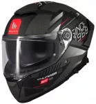 Motociklininko &scaron;almas MT Thunder 4 SV Luminence D1, juodas/pilkas, integralinis