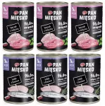 Konservuotas kačių maistas Pan Mięsko kačiukams, 6 x 400 g