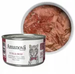 &Scaron;lapi katės ėdalas AMANOVA su tunu ir jautiena sultinyje, 70 g