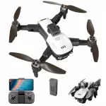 Mini dronas S2S, 2 kameros, kliūčių vengimas, WiFi 4K, lagaminas, nuotolinio valdymo pultas